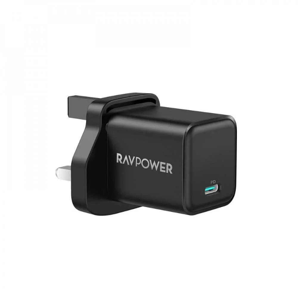 فيش جداري شاحن حائط تايب سي 20 واط راف باور Ravpower RP-PC167 PD 20W Wall Charger