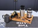 شنطة قهوة ماكينة صنع القهوة مع مطحنة مدمجة وإبريق جرين Green Lion Portable Coffee Maker Kettle Stainless Steel - SW1hZ2U6MTc2ODIyMA==