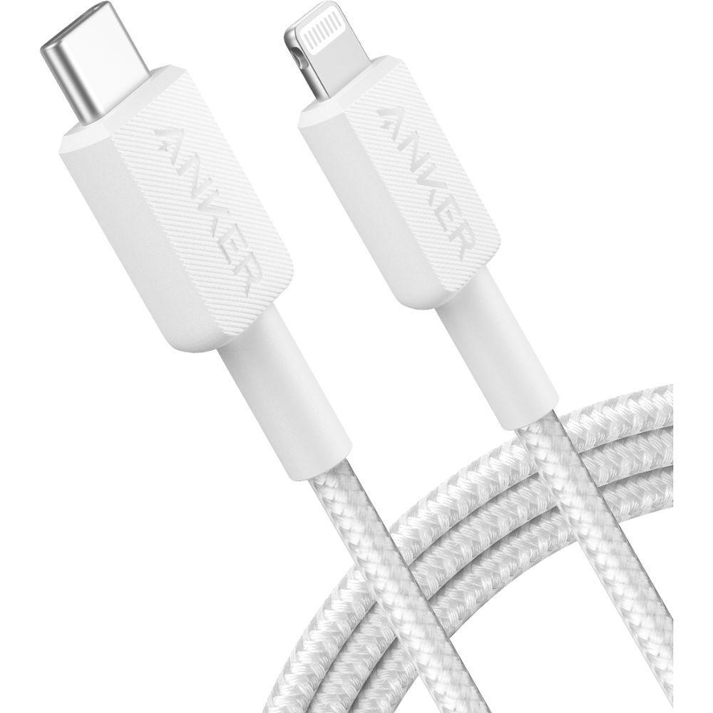 سلك شاحن ايفون أنكر 1.8 متر Anker 322 USB-C to Lightning Cable