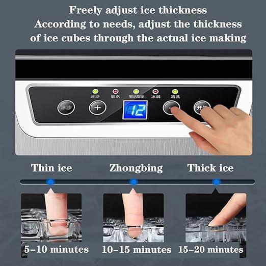 صانعة الثلج المجروش والمكعبات 1.8 لتر Ice Maker and Ice Crusher Machine