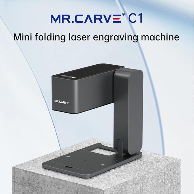 ماكينة حفر ليزر والنقش محمول 5 واط 80 * 80 مم مستعمل Mr.Carve C1 Engraver Carving Machine Used - SW1hZ2U6MTg5NjgxNw==