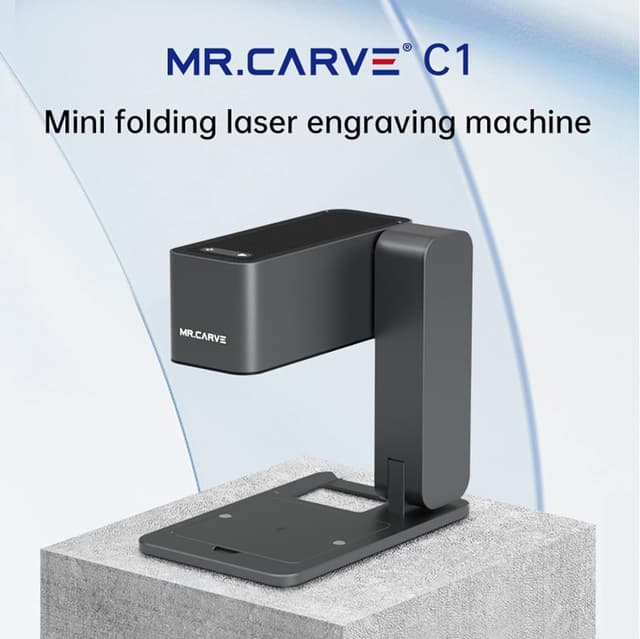 Mr.Carve C1 Engraver 5W Blue Light Cutting and Carving Machine 80x80mm Used