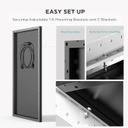 الواح شمسية 100 واط لبطارية ايكوفلو المتنقلة للرحلات EcoFlow Portable 2PCS Rigid Solar Panel