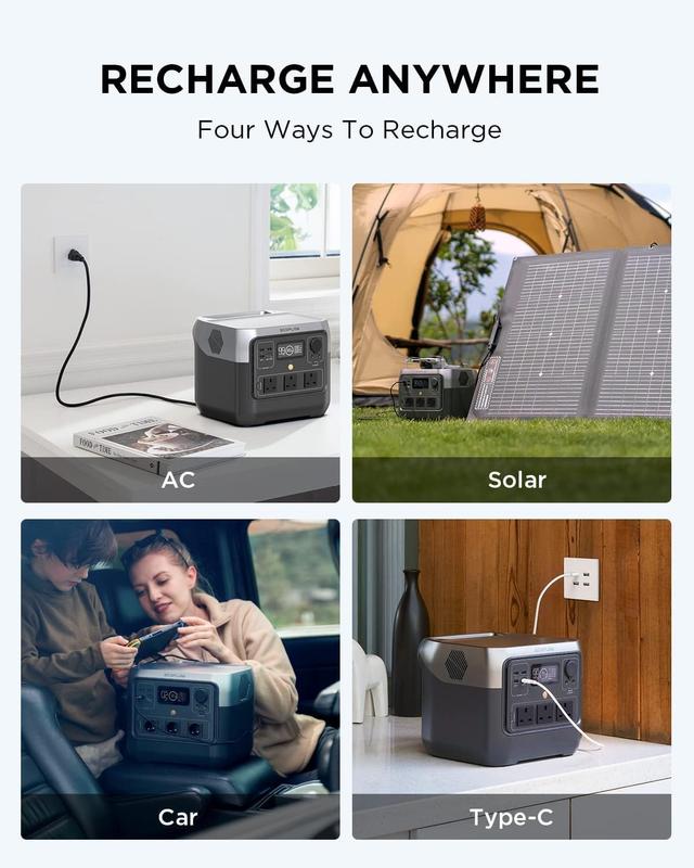 EcoFlow River 2 Pro Portable Power Station (800W,768Wh)