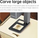 Mr.Carve C1 Engraver 5W Blue Light Cutting and Carving Machine 80x80mm Used