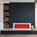 Operated Artificial Fireplace With Realistic Log Wood Burning Flame Simulation Effect for Decoration - SW1hZ2U6MTc5OTY4MQ==