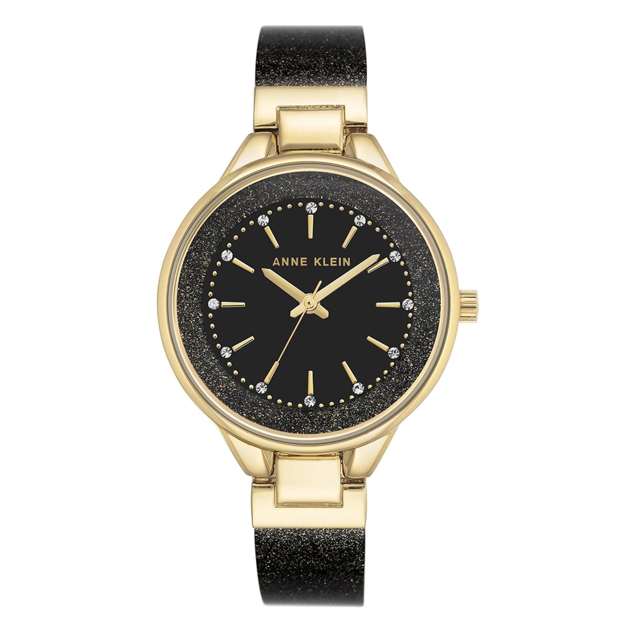 ساعة يد نسائية آن كلاين Anne Klein Women Analog Acrylic - Ak1408bkbk