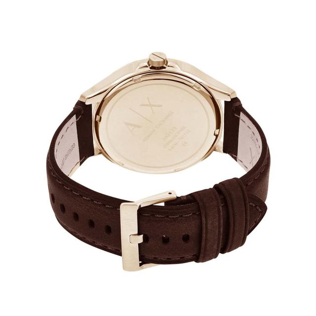 Armani Exchange Dress Brown Leather Band Quartz Watch Ax2172 - SW1hZ2U6MTgzMjY4OQ==