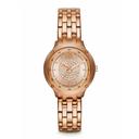 ساعة يد نسائية مقاس 30 ملم باللون الذهبي الوردي أرماني Armani Exchange Women's Pave Dial Rose Gold-Tone Watch Ax5416 - SW1hZ2U6MTgzMzc0OQ==