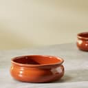صحن شوربة فخار عميق 16 سم صناعة اسبانيا بني آرت ريجال Arte Regal Brown Clay Belly Cooking Bowl