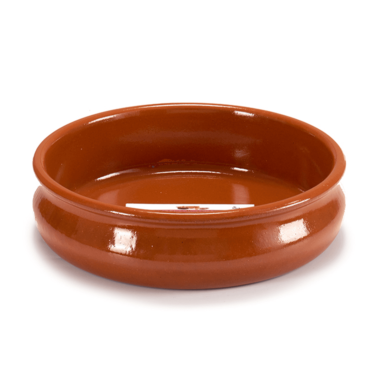 صحن شوربة فخار عميق 24 سم صناعة اسبانيا بني آرت ريجال Arte Regal Brown Clay Belly Cooking Bowl