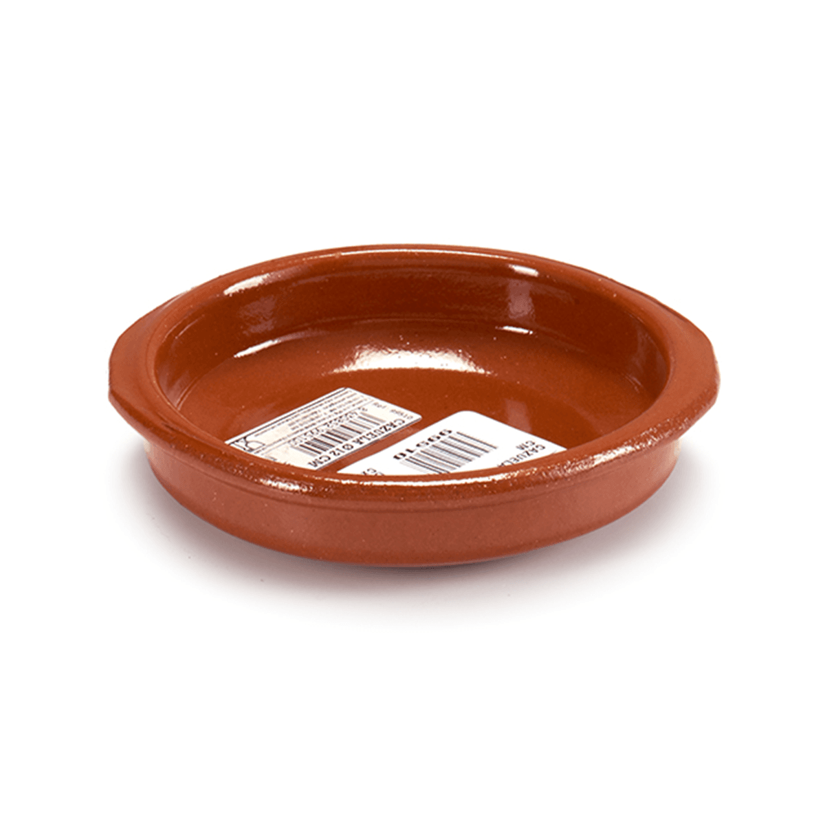 Arte Regal Brown Clay Round Deep Plate with Handle 12 cm
