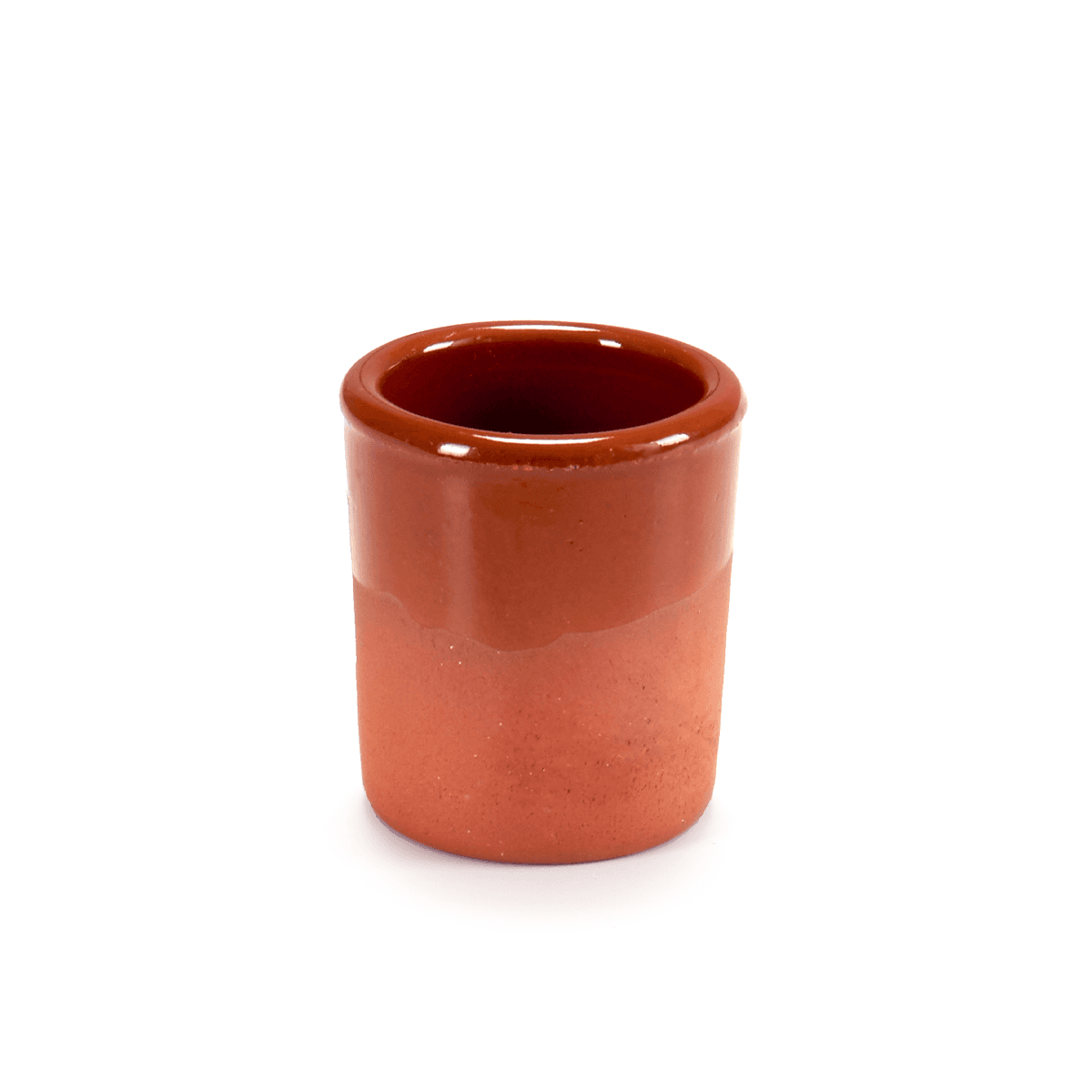 كوب فخار صغير 50 مل 5 سم صناعة اسبانيا بني آرت ريجال Arte Regal Brown Clay Shot