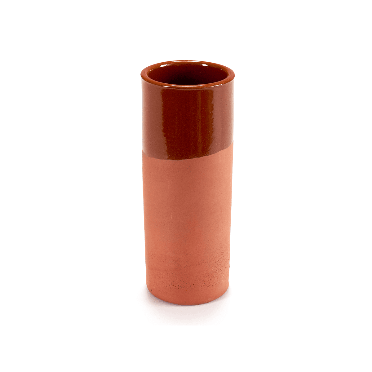 كوب مزهرية 330 مل صناعة اسبانيا بني آرت ريجال Arte Regal Brown Clay Vase Tube