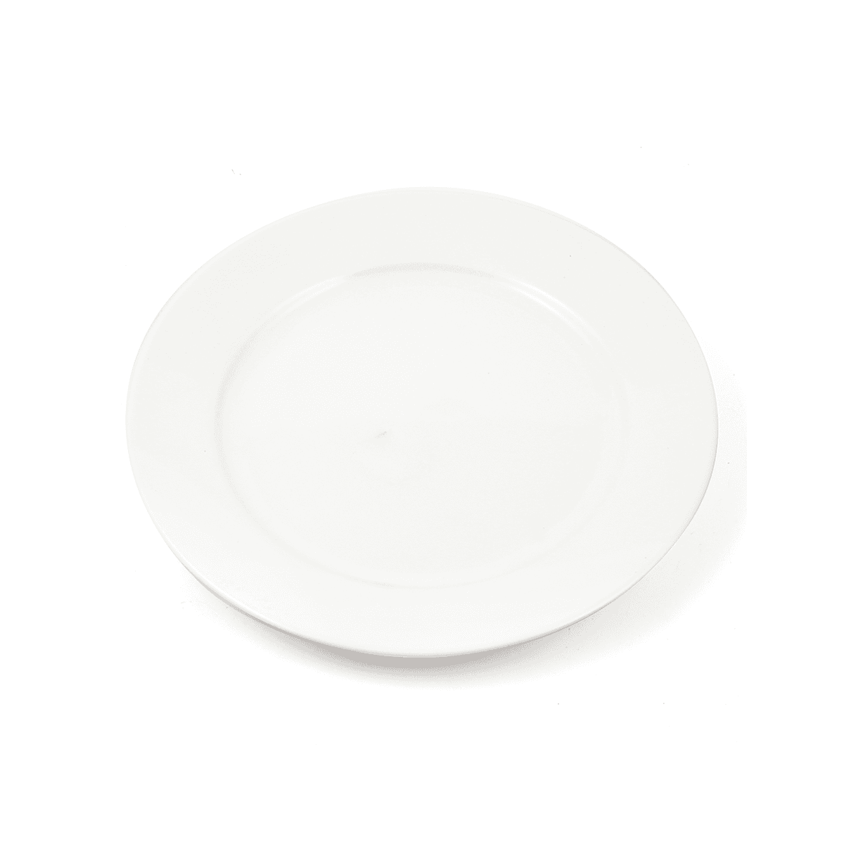 صحن بورسلين عاجي 15 سم ب2ب B2B Ivory Porcelain Flat Plate