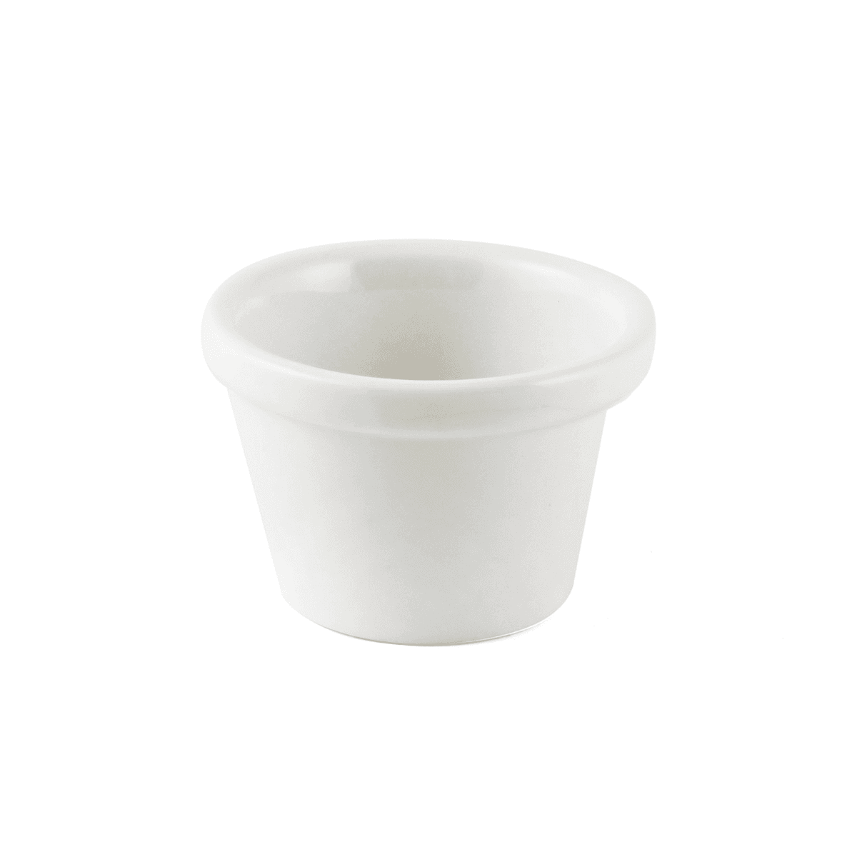 راميكين بورسلين عاجي سادة سماكة 6 سم ب2ب B2B Ivory Porcelain Plain Thick Ramekin