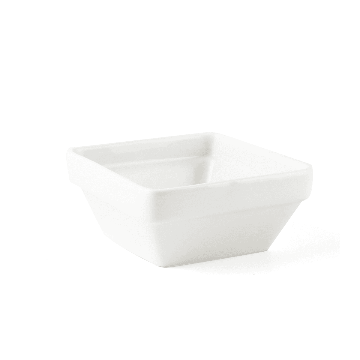 B2B Ivory Porcelain Stackable Square Bowl 10 cm