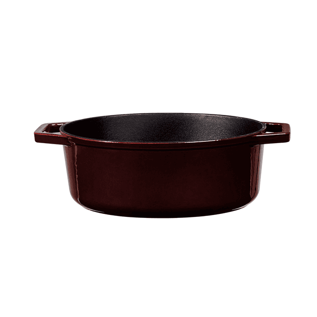 قدر طبخ حديد مقاس 32 سم 5.56 لتر صناعة المجر أحمر بيرلينجر هاوس Berlinger Haus Burgundy Cast Iron Oval Roaster Cast Iron - SW1hZ2U6MTg0MzY0MQ==