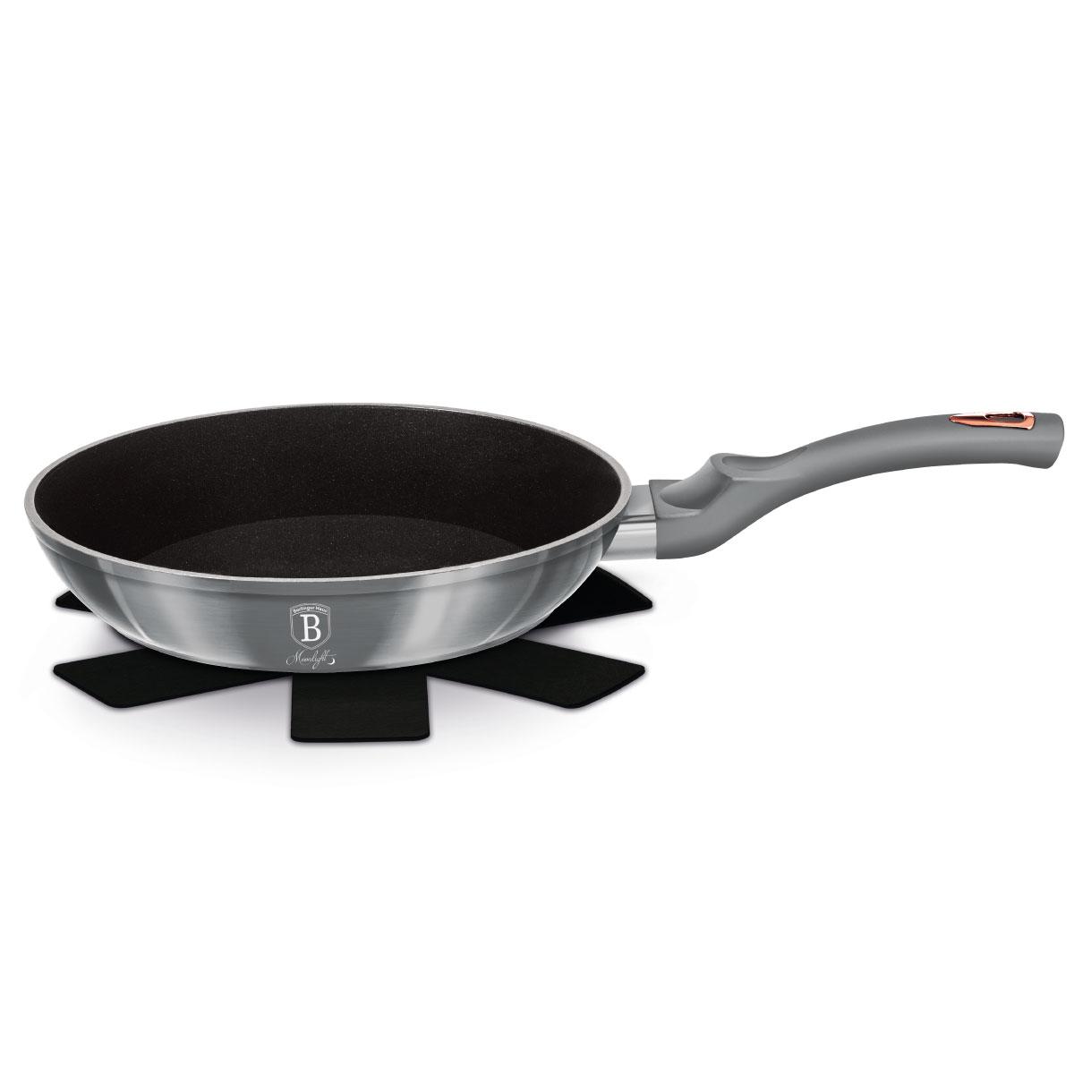 Berlinger Haus Frypan with Protector 20 cm Moonlight Collection Grey Forged Aluminium