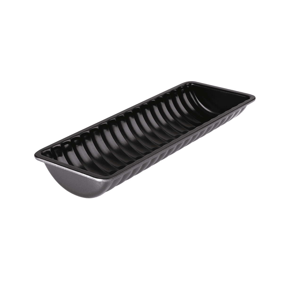 Berlinger Haus Ribbed Loaf Pan Carbon Pro Collection Grey Carbon Steel