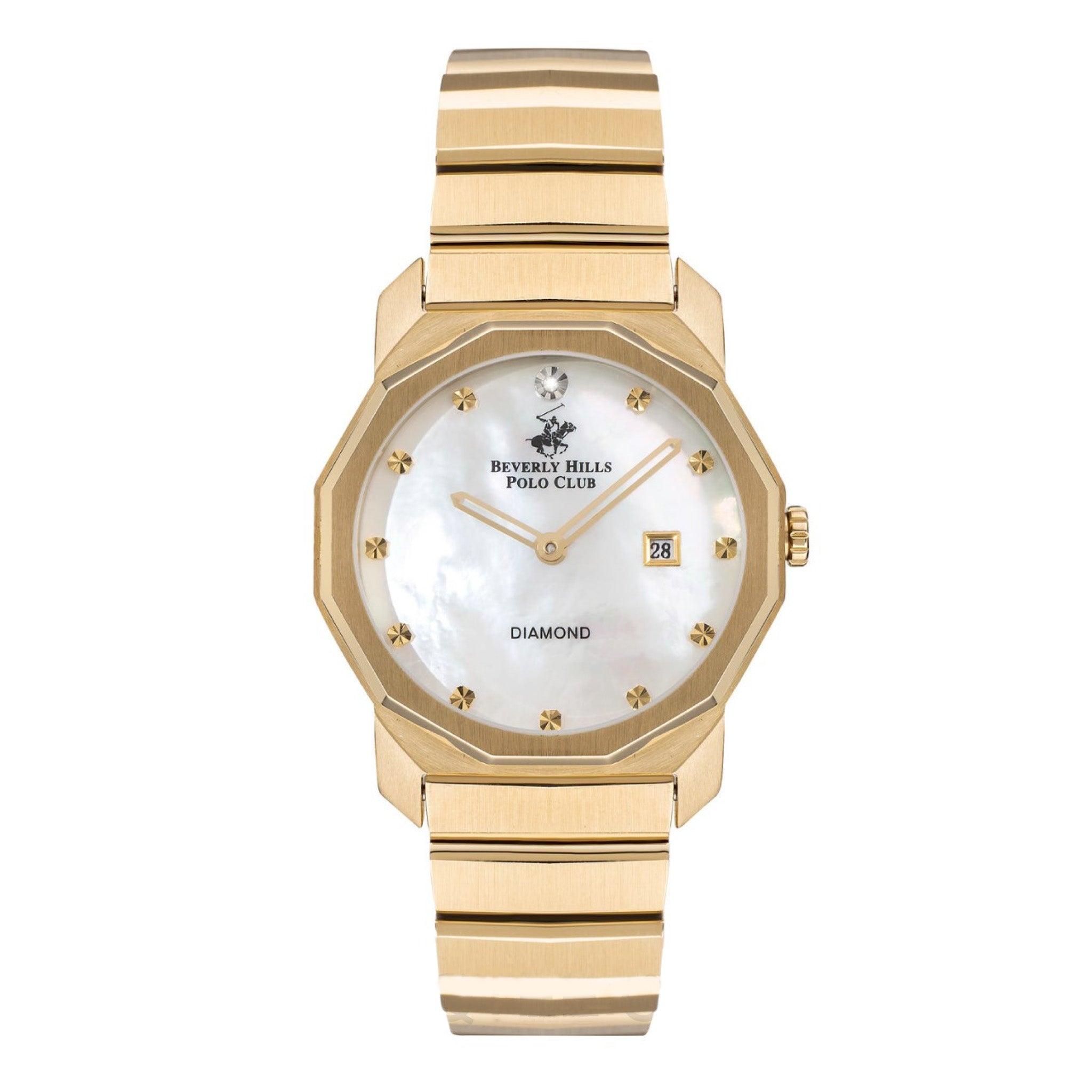 ساعة بيفرلي هيلز بولو كلوب دايموند نسائية Beverly Hills Polo Club Bp3284x.120 Diamond Women's Wristwatch