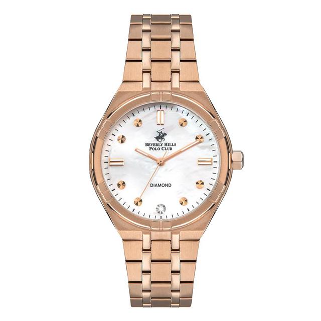 Beverly Hills Polo Club Women's Analog White Mop Dial Watch - Bp3274x.420 - SW1hZ2U6MTgyMzgzNw==