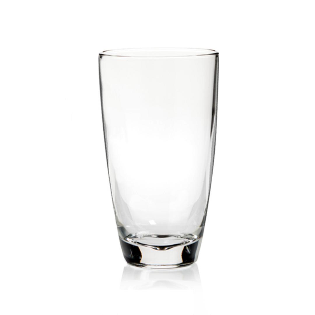 Cerve Glass Fonte LD Tumbler Set 370 ml Set of 3 Pieces Transparent Glass