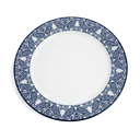 Che Brucia Arabesque Blue Porcelain Flat Plate 30 cm / 12" Blue Ivory Porcelain - SW1hZ2U6MTg0NDc0NA==