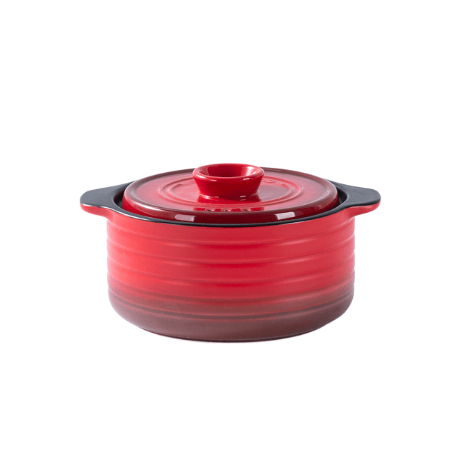 قدر طبخ سيراميك سعة 1.2 لتر لون تشي بروشيا أحمر Che Brucia Ceramic Red Direct Fire - SW1hZ2U6MTg0NDQ3NA==