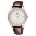 Citizen For Women White Dial Leather Band Watch El3012-00a - SW1hZ2U6MTgzNTMwMg==