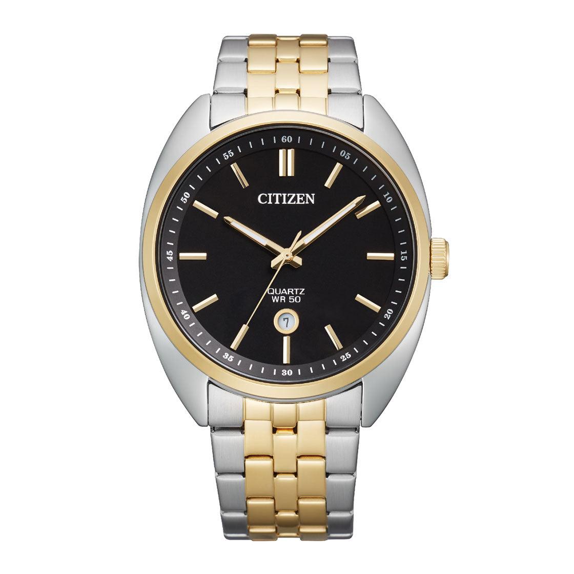 Citizen Men's Quartz Two Tone Stainless Steel Strap Watch Bi5094-59e