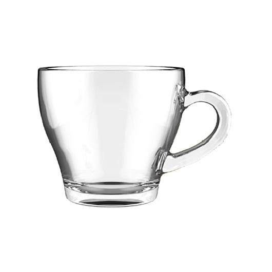 طقم أكواب قهوة مغربية زجاج شفاف 3 قطع من سيتي جلاس 90 مل City Glass 3 Piece Morocco Coffee Mug Transparent Glass