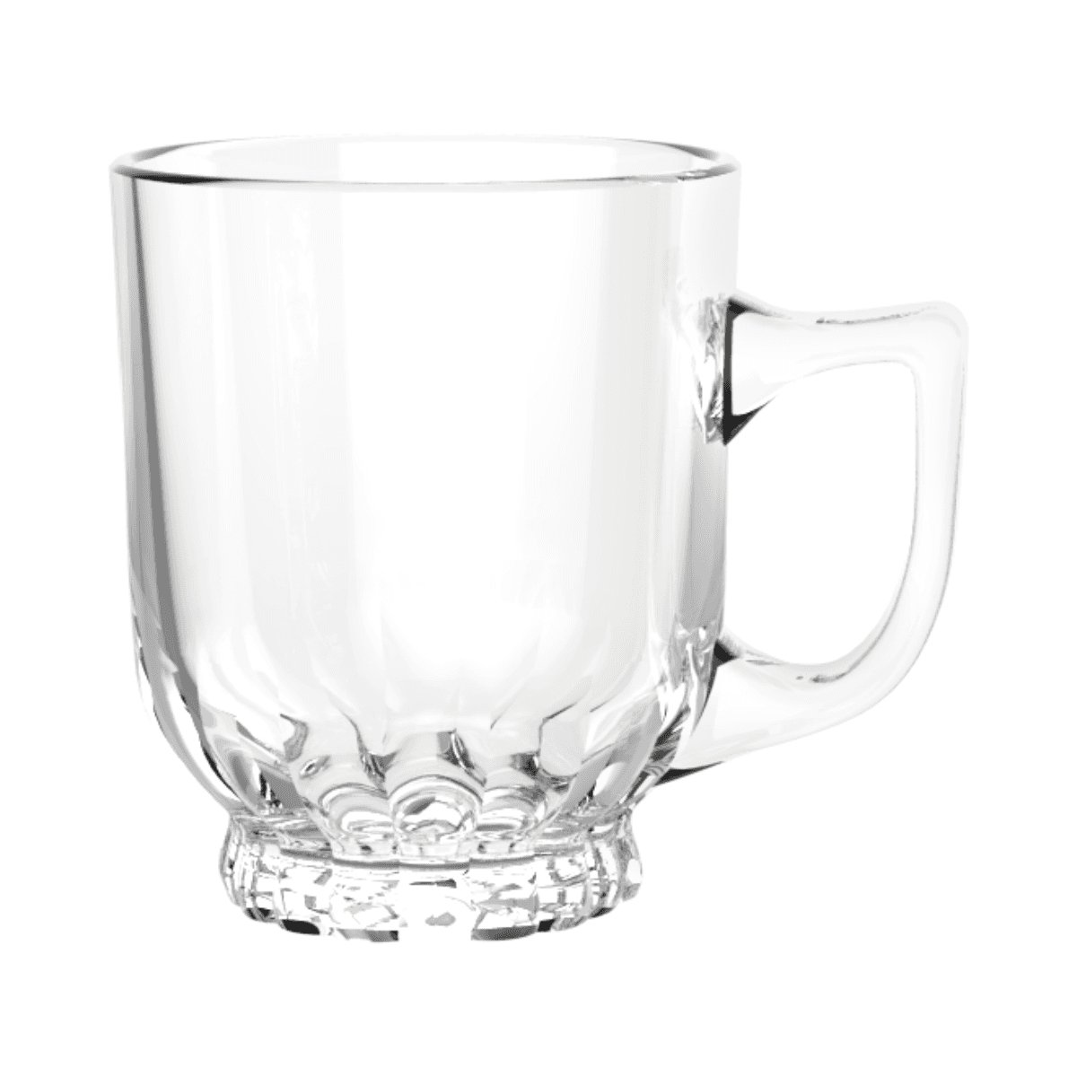 City Glass 3 Piece Orlando Tea Mug 200 ml Transparent Glass