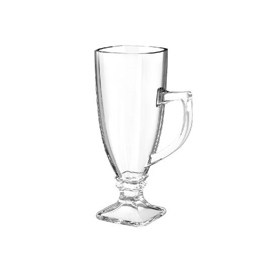 City Glass 6 Piece Frappe Glass Mug 265 ml Set Transparent Glass