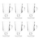 طقم اكواب للقهوة ملكي شفاف مصري City Glass 6 Piece Small Royal Mug Irish Coffee 120 ml - SW1hZ2U6MTg0NTEwMA==