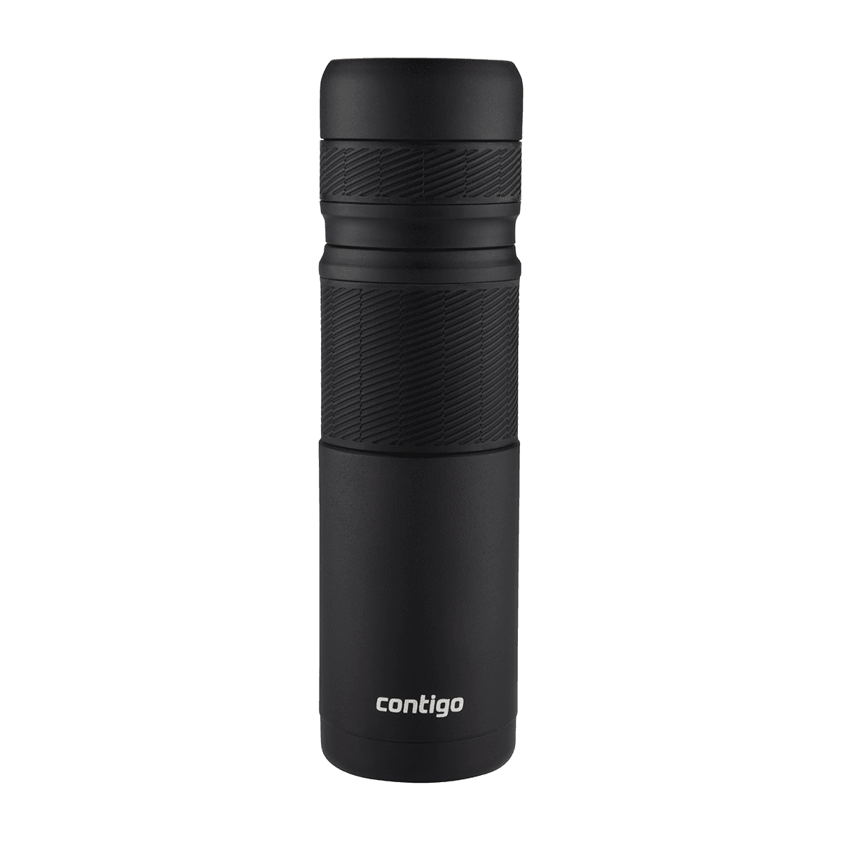Contigo Black Vacuum Insulated Stainless Steel Thermal Bottle with 360 Interface 740 ml