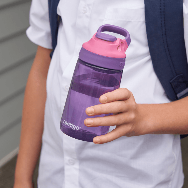 مطارة ماء للاطفال 420 مل بلاستيك أرجواني كونتيجو Contigo Eggplant Punch Autoseal Kids Gizmo Sip Bottle Eggplant Punch - SW1hZ2U6MTg0NjIxNQ==