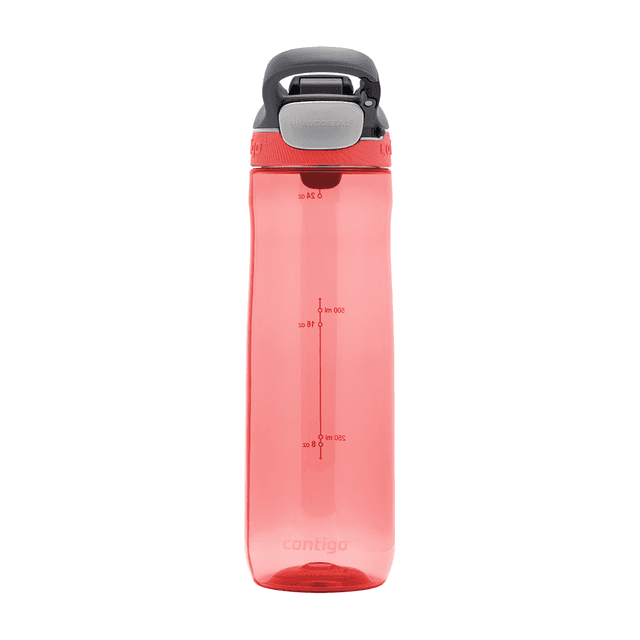 زجاجة ماء كبيرة 720 مل بلاستيك زهري كونتيجو Contigo Georgia Pink Autoseal Cortland Water Bottle - SW1hZ2U6MTg0NTc2Ng==