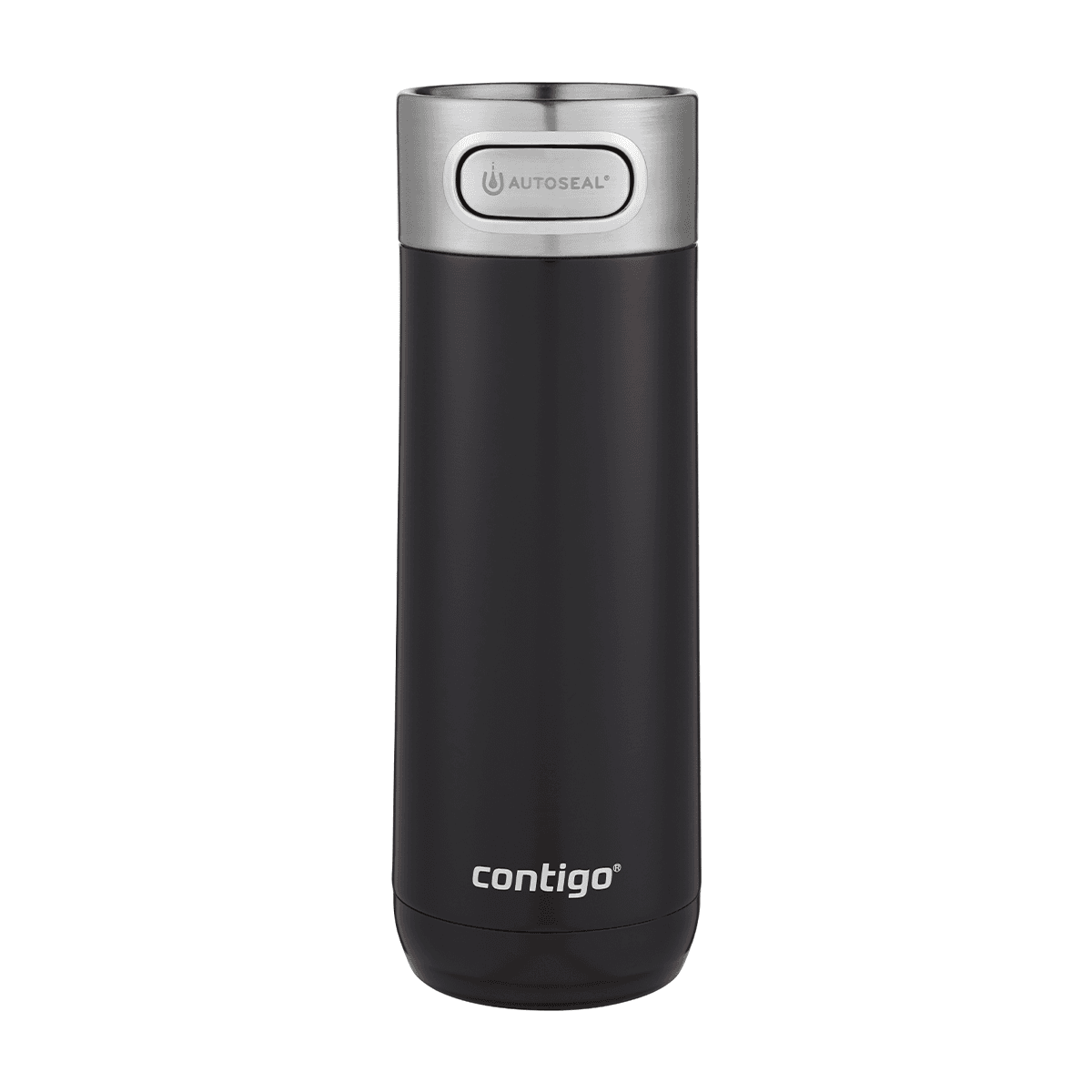 مق حافظ للحرارة للسفر 470 مل ستانلس ستيل أسود كونتيجو Contigo Licorice Autoseal Luxe Vacuum Insulated Travel Mug