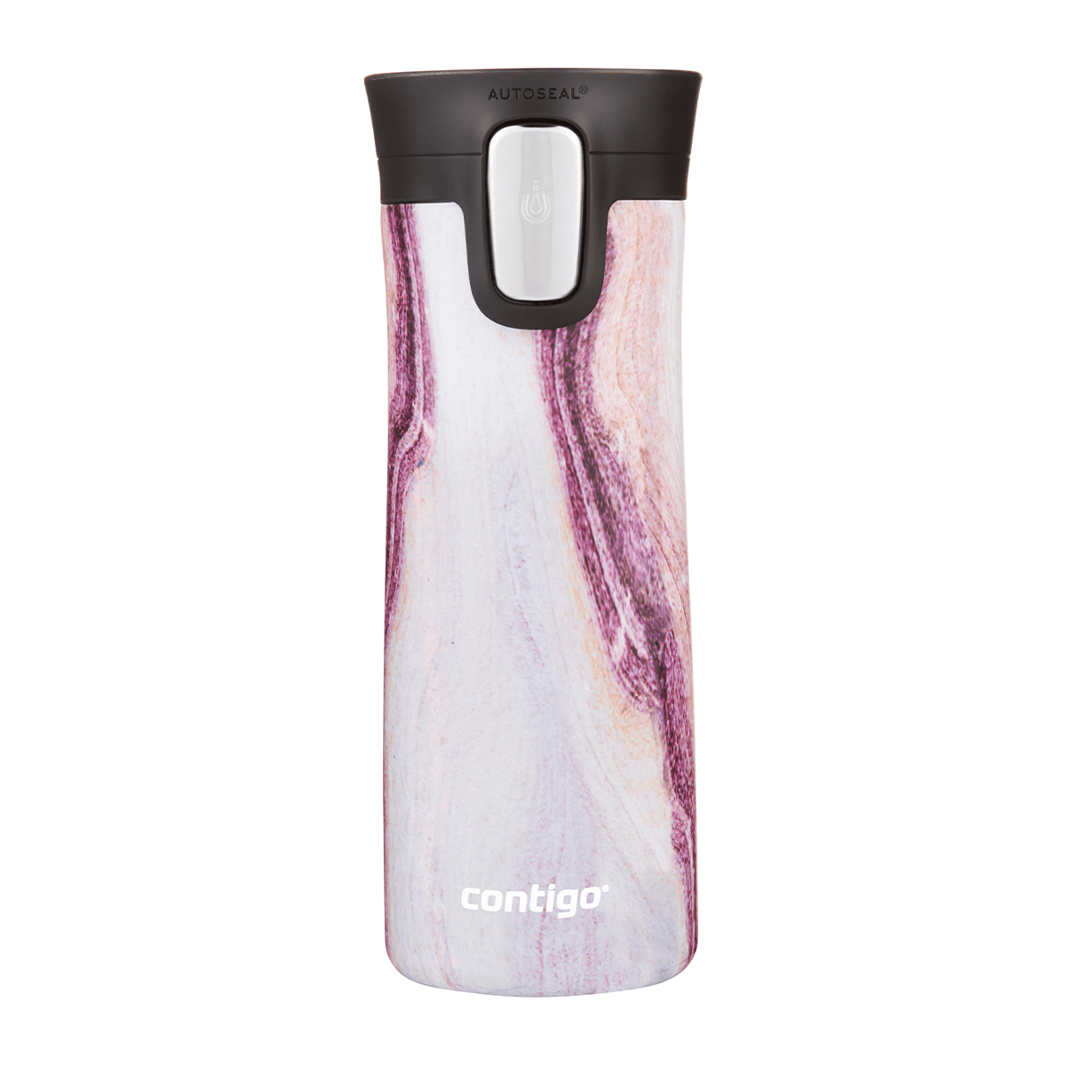 مق حافظ للحرارة للسفر 420 مل ستانلس ستيل حجر رملي كونتيجو Contigo Sandstone Autoseal Pinnacle Couture Vacuum Insulated Travel Mug