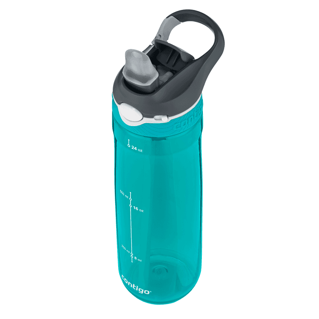 زجاجة ماء كبيرة 720 مل بلاستيك أزرق كونتيجو Contigo Scuba Autospout Ashland Water Bottle - SW1hZ2U6MTg0NTc3OQ==