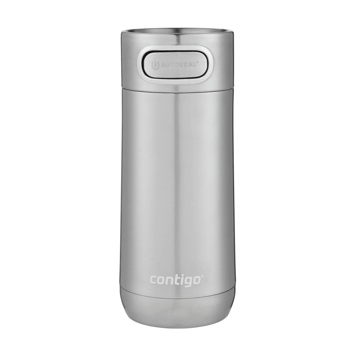 مق حافظ للحرارة للسفر 360 مل ستانلس ستيل فضي كونتيجو Contigo Silver Autoseal Luxe Vacuum Insulated Travel Mug