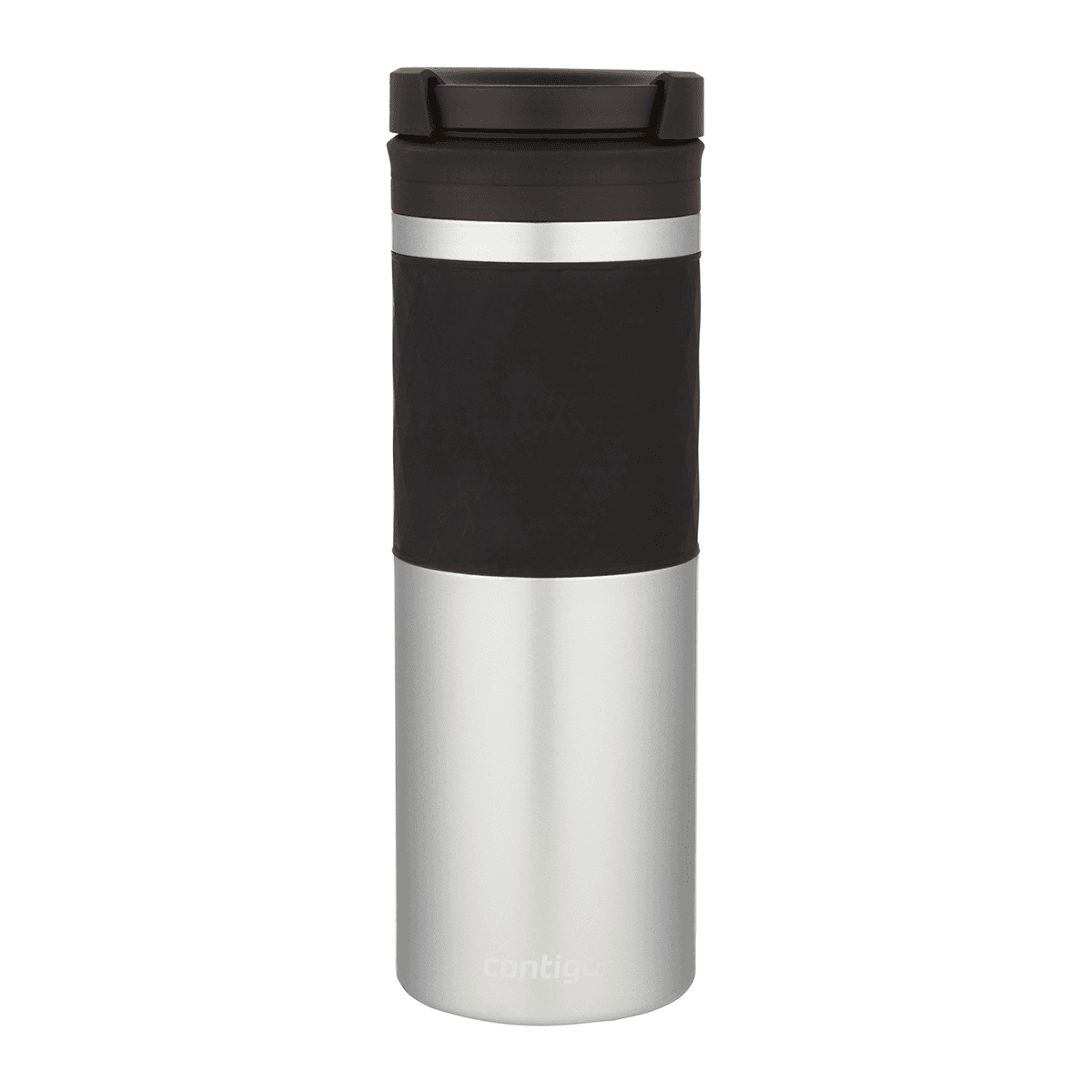 مق حافظ للحرارة للسفر 470 مل ستانلس ستيل فضي كونتيجو Contigo Silver Twistseal Glaze Vacuum Insulated Travel Mug