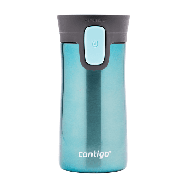 كوب حافظ للحرارة 300 مل ستانلس ستيل أزرق كونتيجو Contigo Tantalizing Blue Autoseal Pinnacle Vacuum Insulated Travel Mug - SW1hZ2U6MTg0NTU5OA==