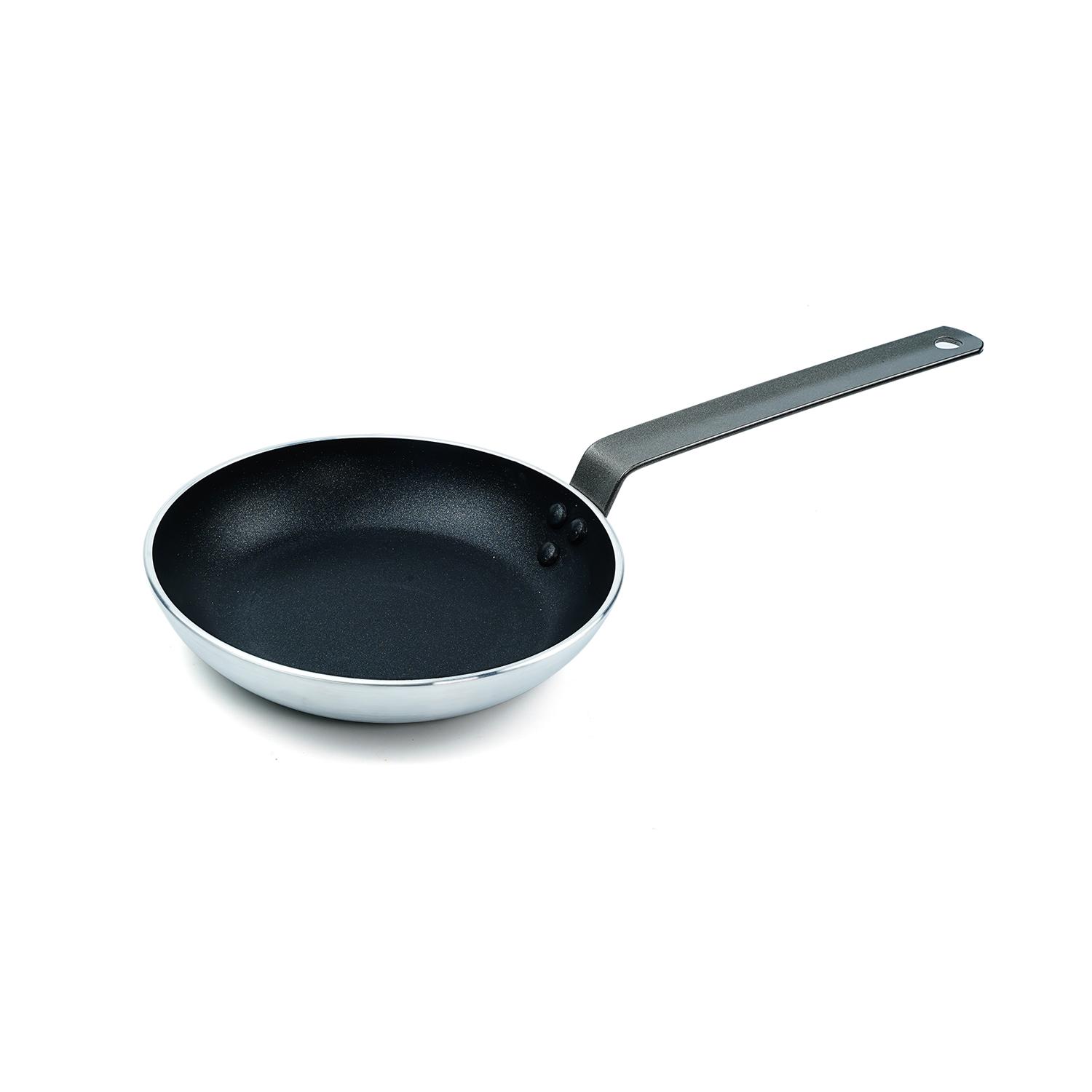 مقلاة دائرية ألمنيوم أسود فضي كوك اند تيست Cook & Taste Aluminium 4 mm Induction Fry Pan 20 cm