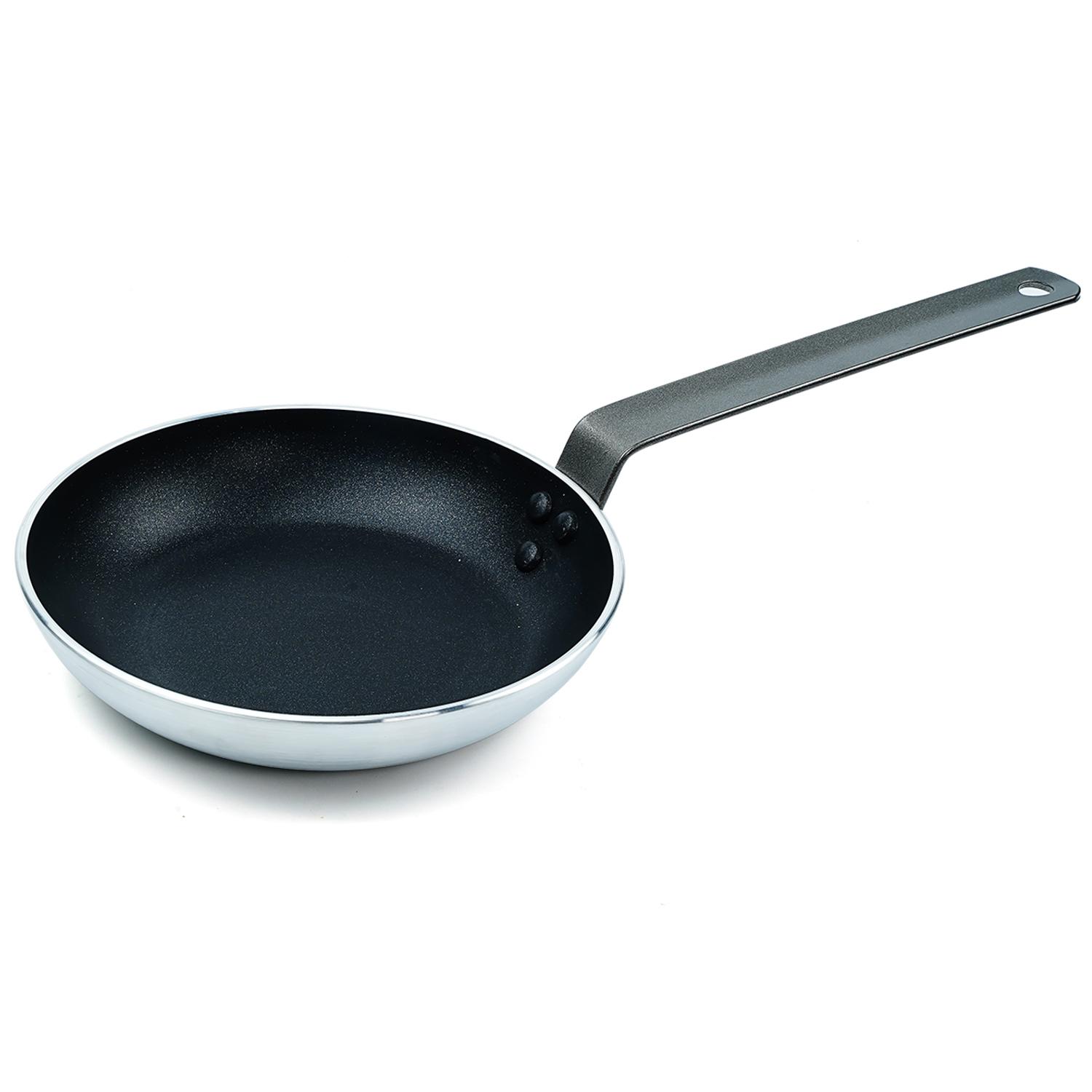 مقلاة دائرية ألمنيوم أسود فضي كوك اند تيست Cook & Taste Aluminium 4 mm Induction Fry Pan 26 cm