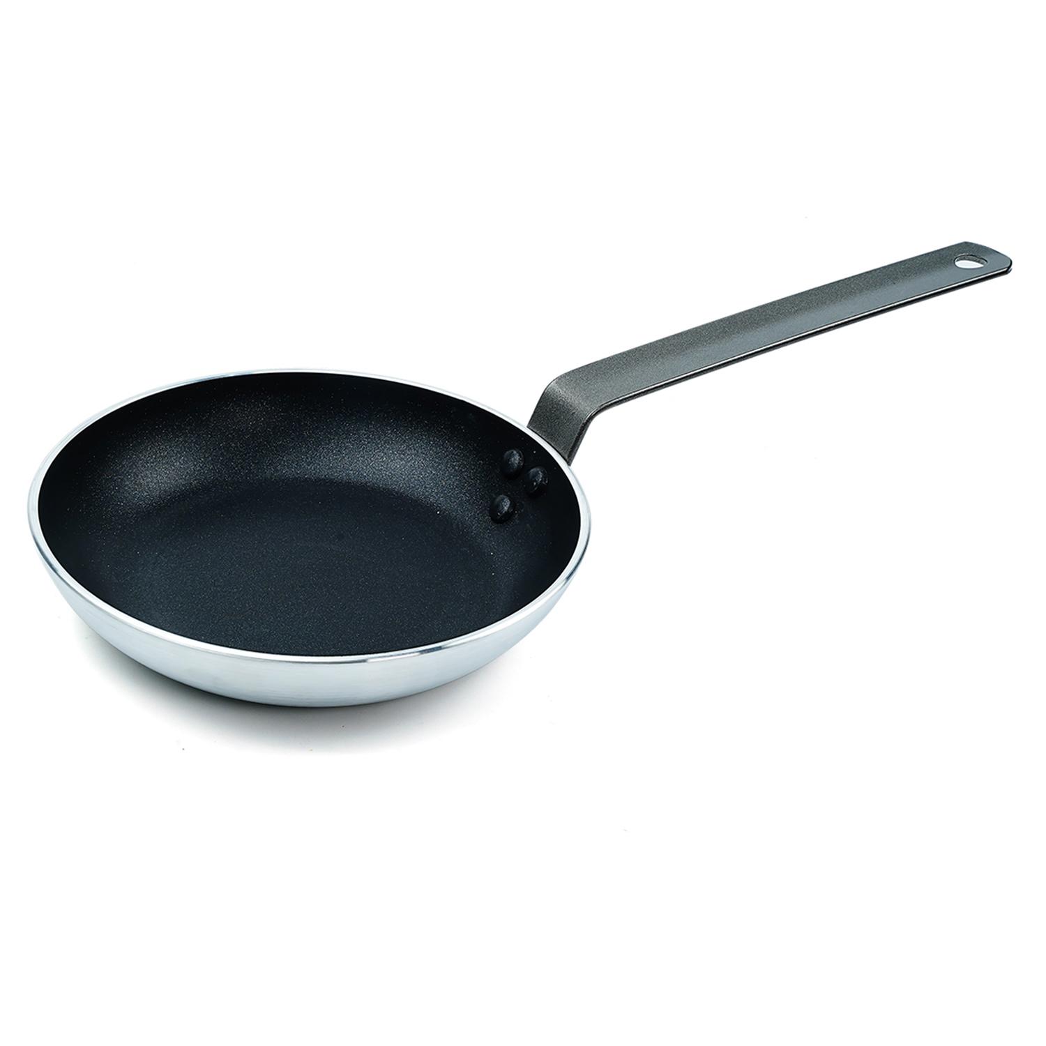 مقلاة دائرية ألمنيوم أسود فضي كوك اند تيست Cook & Taste Aluminium 4 mm Induction Fry Pan 28 cm