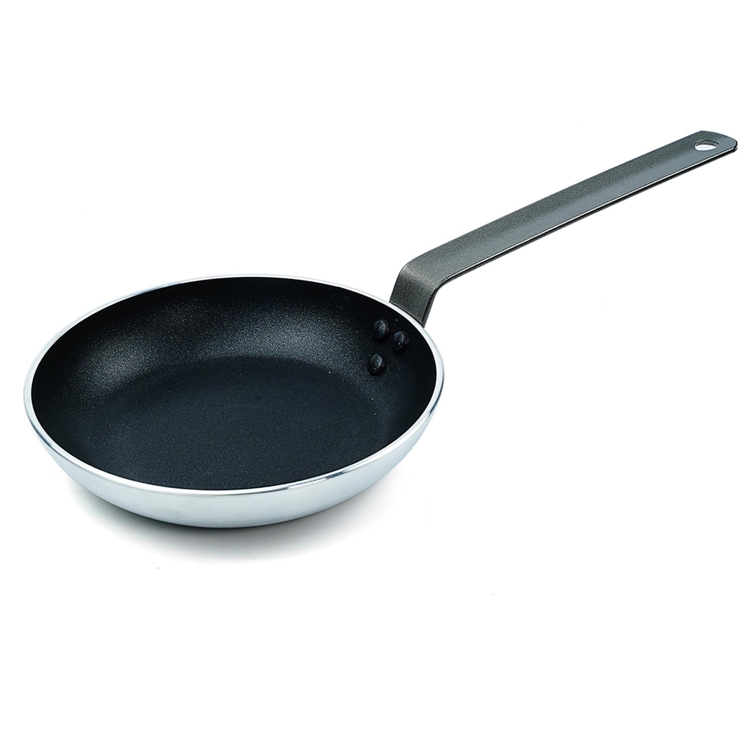 مقلاة دائرية ألمنيوم أسود فضي كوك اند تيست Cook & Taste Aluminium 4 mm Induction Fry Pan 30 cm