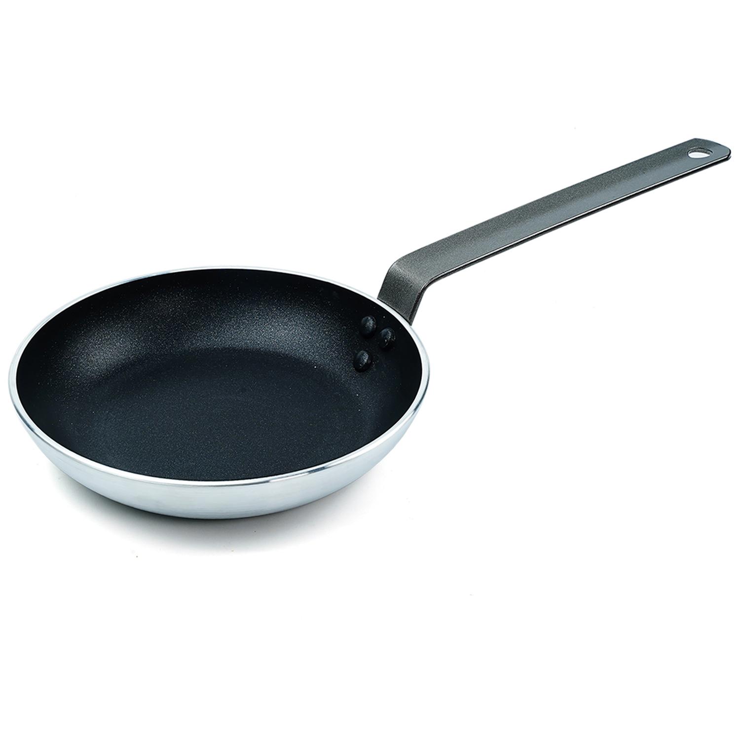 مقلاة دائرية ألمنيوم أسود فضي كوك اند تيست Cook & Taste Aluminium 4 mm Induction Fry Pan 32 cm