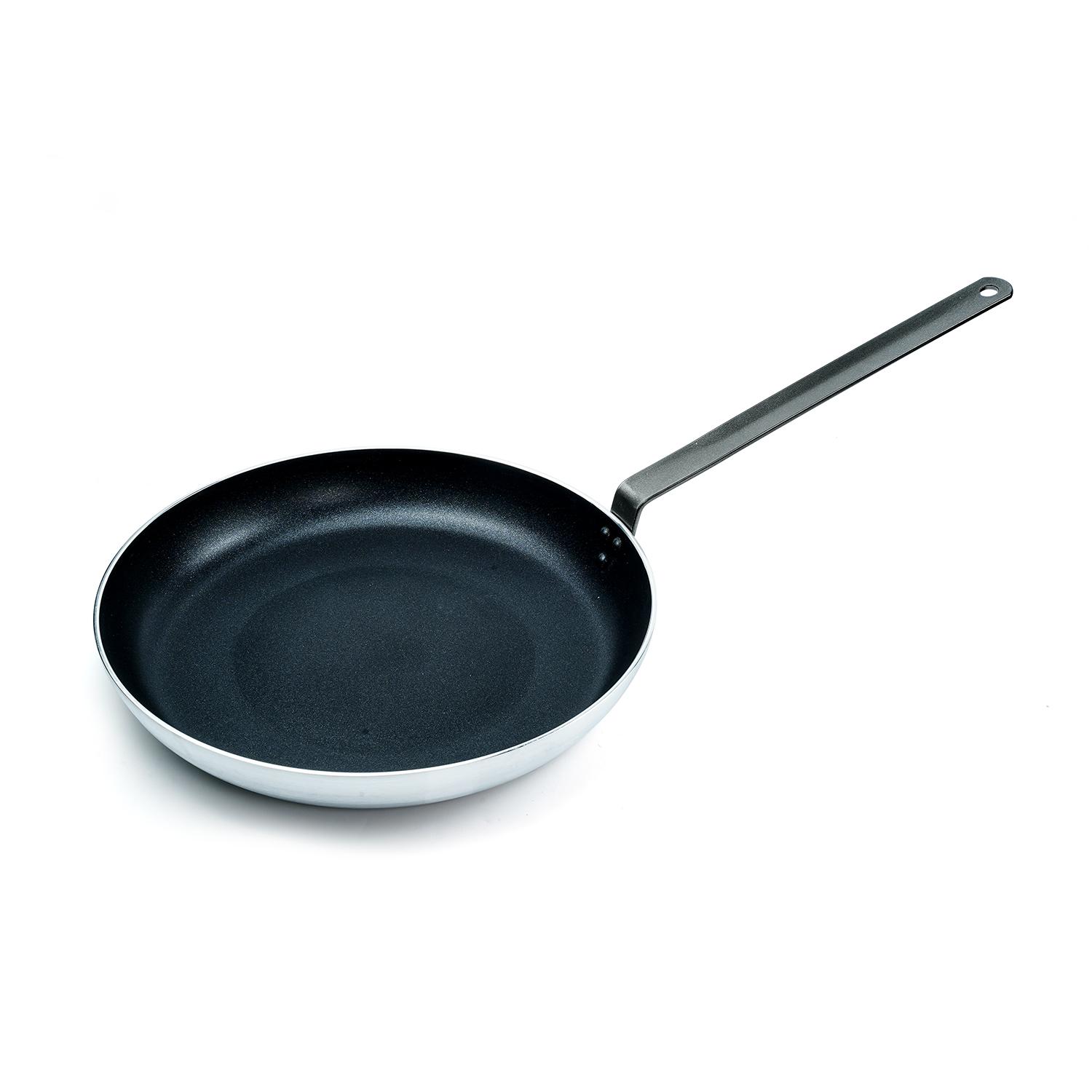 مقلاة دائرية ألمنيوم أسود فضي كوك اند تيست Cook & Taste Aluminium 4 mm Induction Fry Pan 36 cm